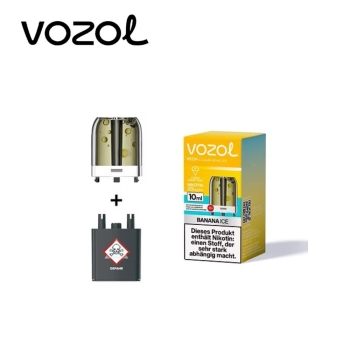 Vozol Neon Plug Max - Banane Ice - Pod 20mg